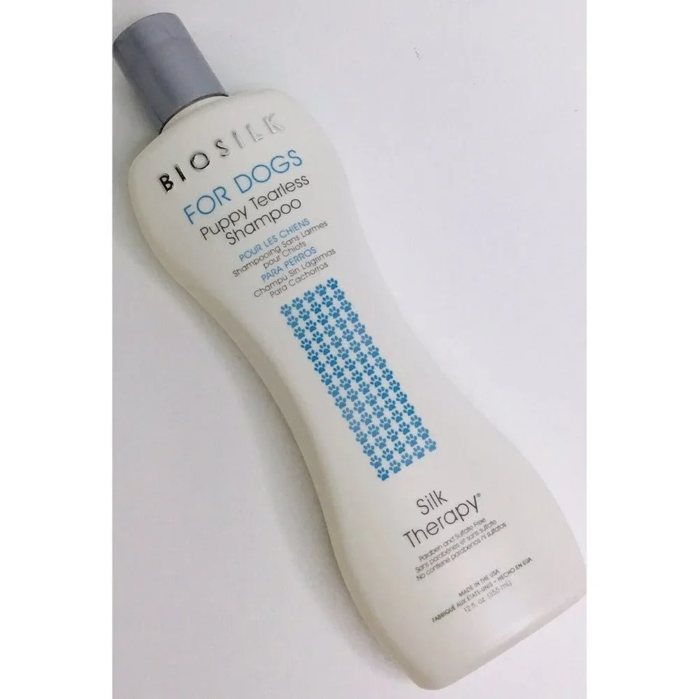 BIOSILK DOGS Silk Therapy PUPPY TEARLESS Shampoo for Delicate Coat Skin 12oz